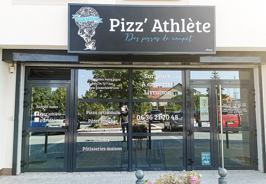 Installation caisse enregistreuse restaurant Pizz’Athlete